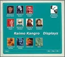 CD Raimo Kangro. Displays
