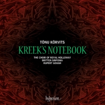 CD Tõnu Kõrvits. Kreek's Notebook