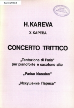 Hillar Kareva. Concerto trittico „Parise kiusatus“