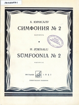 Heino Jürisalu. Symphony No. 2