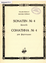 Villem Reimann. Sonatina No. 4 for Piano
