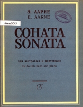 Els Aarne. Sonaat kontrabassile ja klaverile